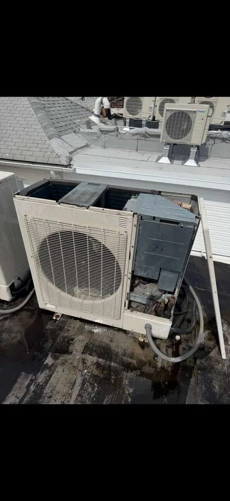 HVAC contractor work in New Jersey rooftop unit