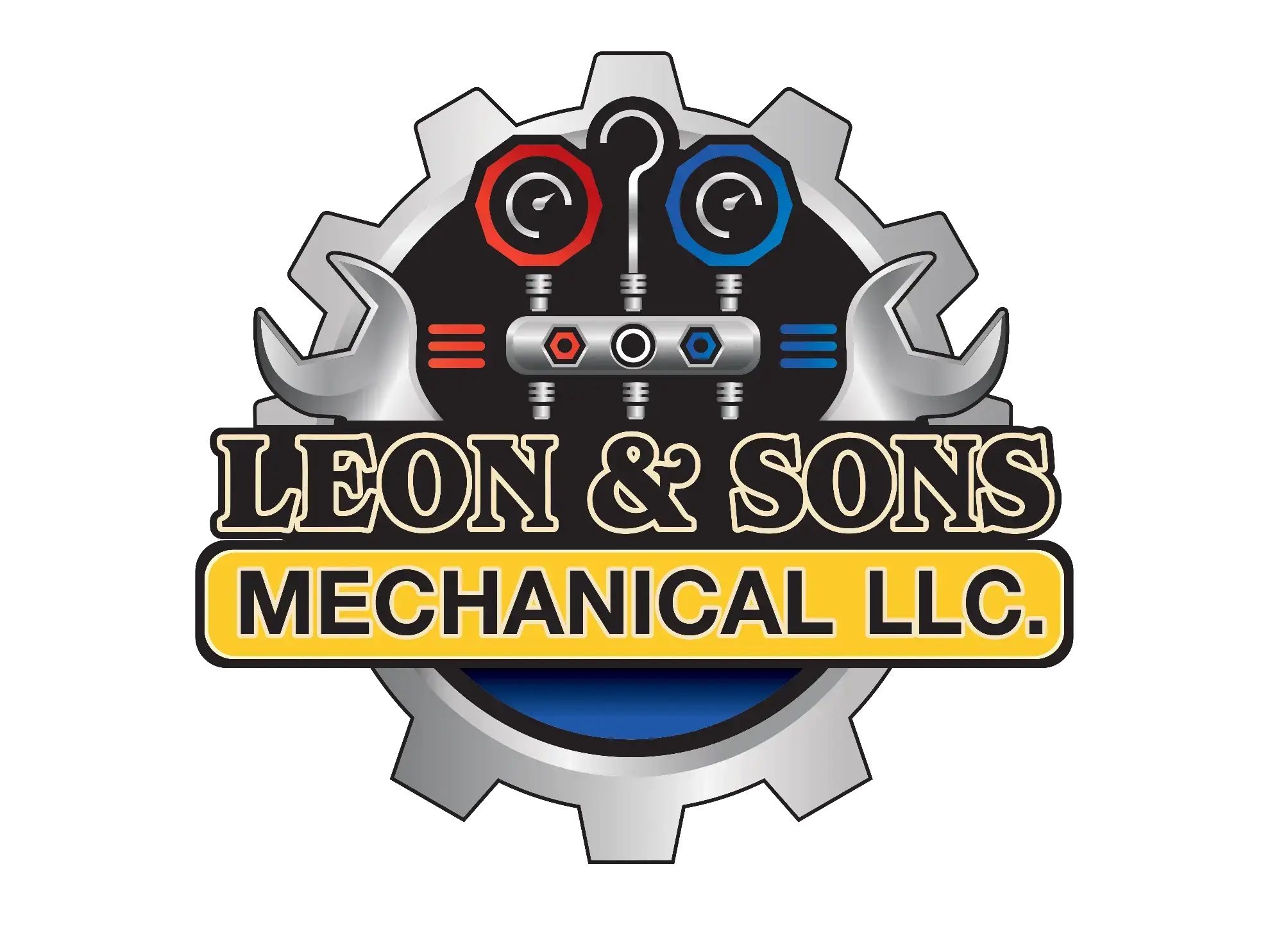 León and Sons Mechanical Logo