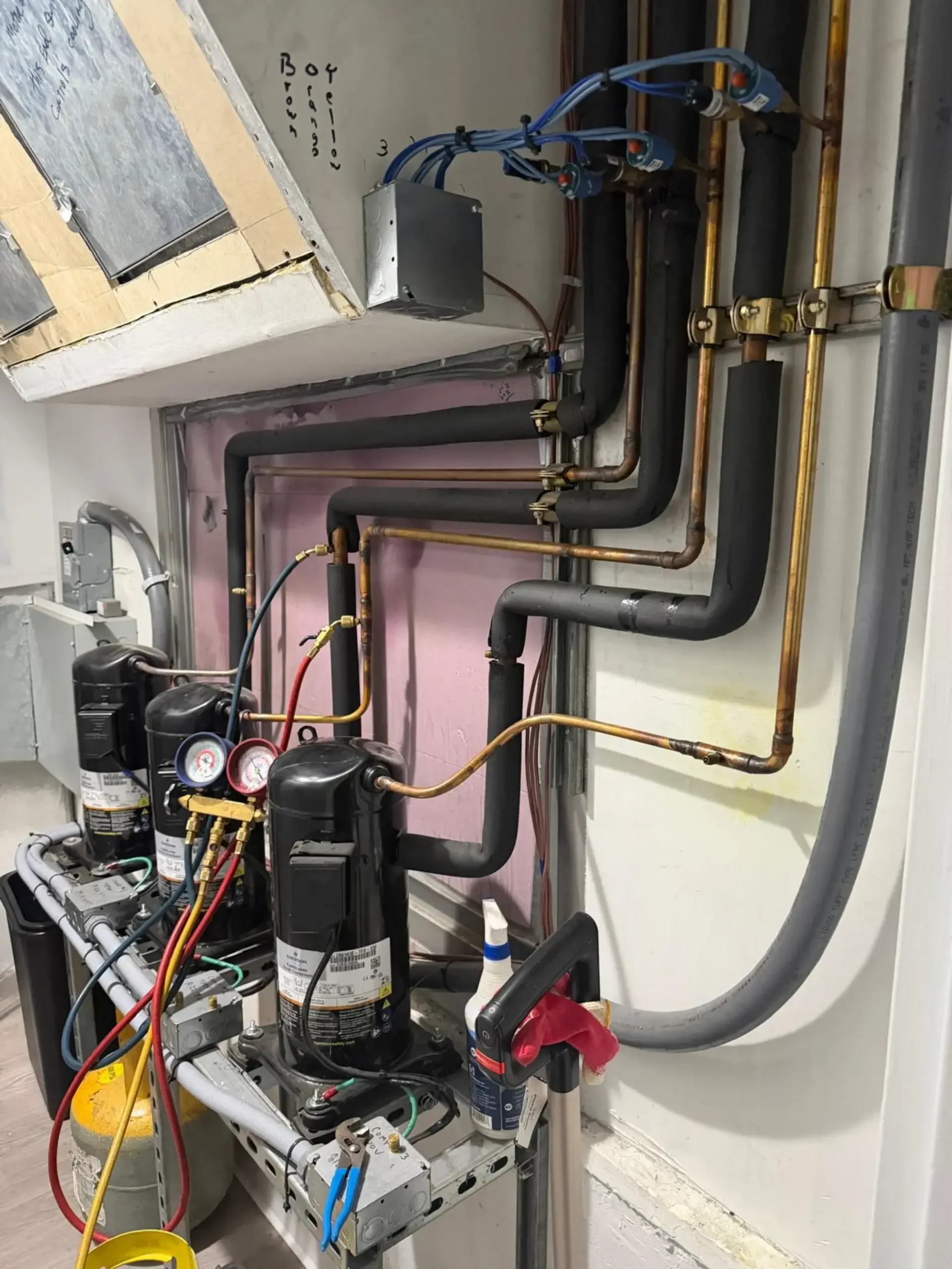 Residential HVAC services in New Jersey furnace repair in a home